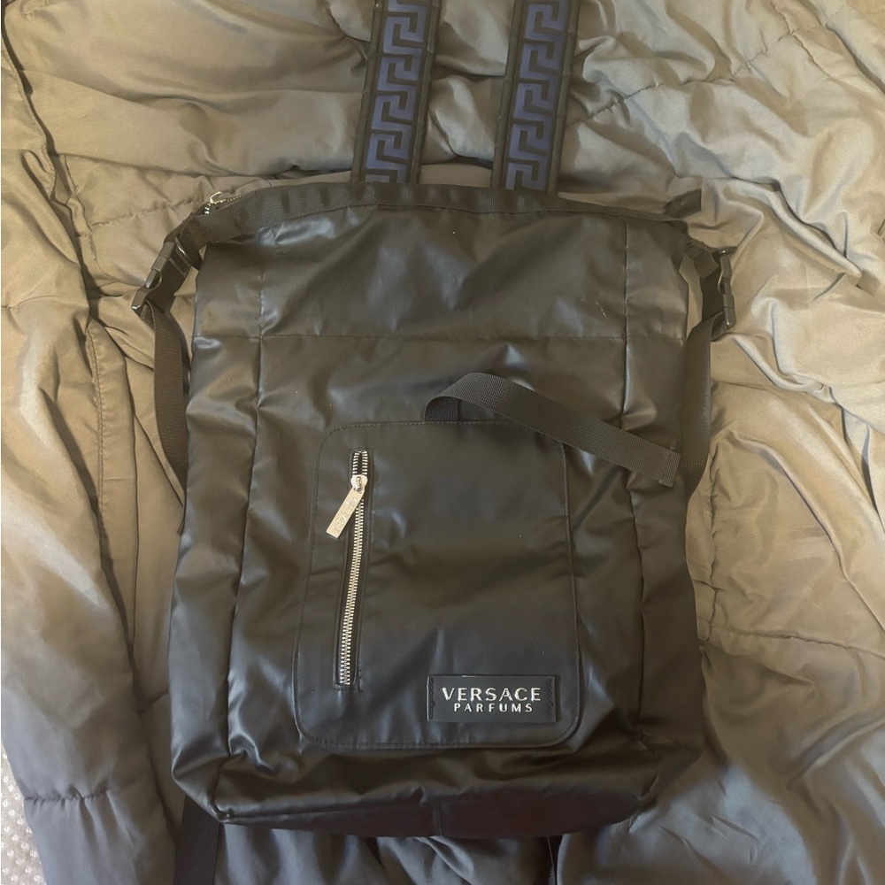 Versace Black Backpack For Men - image 1